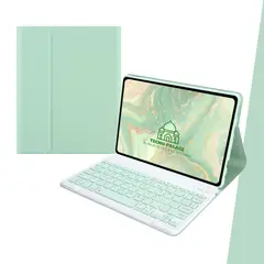 GENERICO - Fundas Con Teclado Premium Para Tablet Samsung S6 Lite Incluye letra Ñ