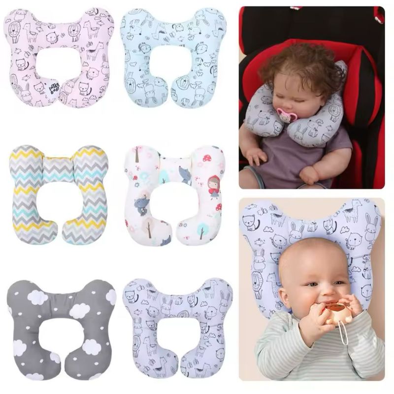 GENERICO - Cojin Cuello Almohada Para Bebe Coche O Silla Auto Viajes