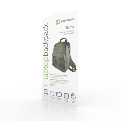 Imagen 2 del producto Mochila Notebook Hasta 15.6"" cap 12Kg KNB-406 - Gris - 1