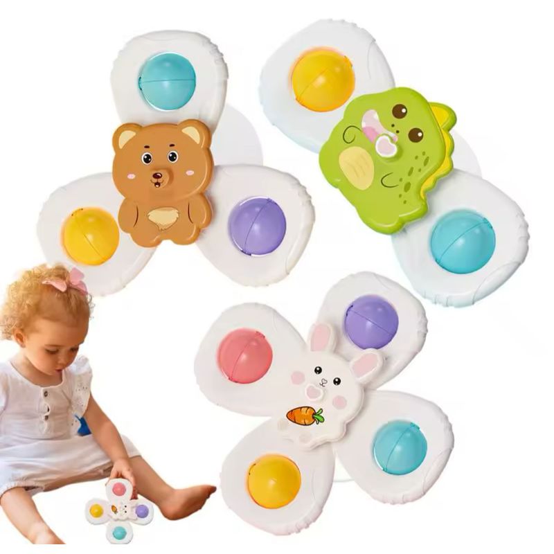 GENERICO - Juguete Baño O Ducha Spinner Giratorio 3 En 1 Bebe