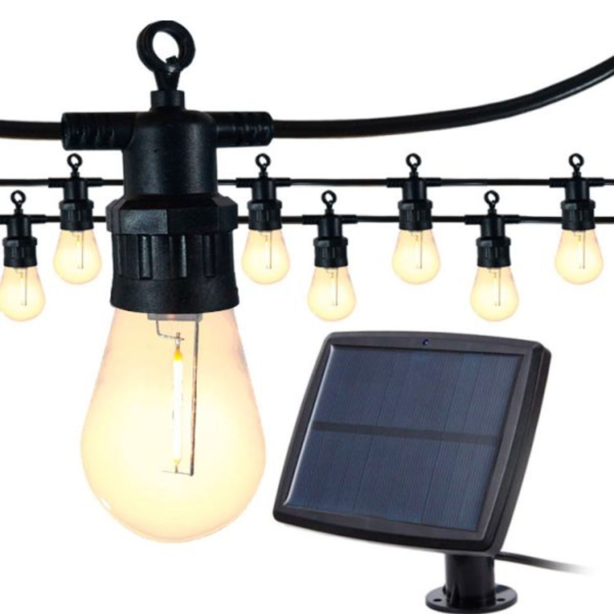 GENERICO - GUIRNALDA DE AMPOLLETAS SOLAR 5 METROS