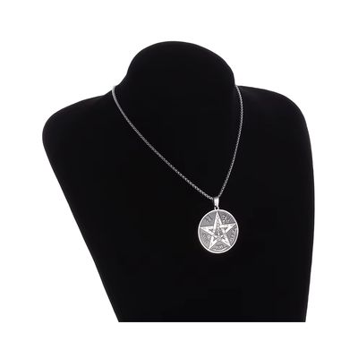 Imagen 2 del producto Collar de Acero Colgante Tetragrammaton