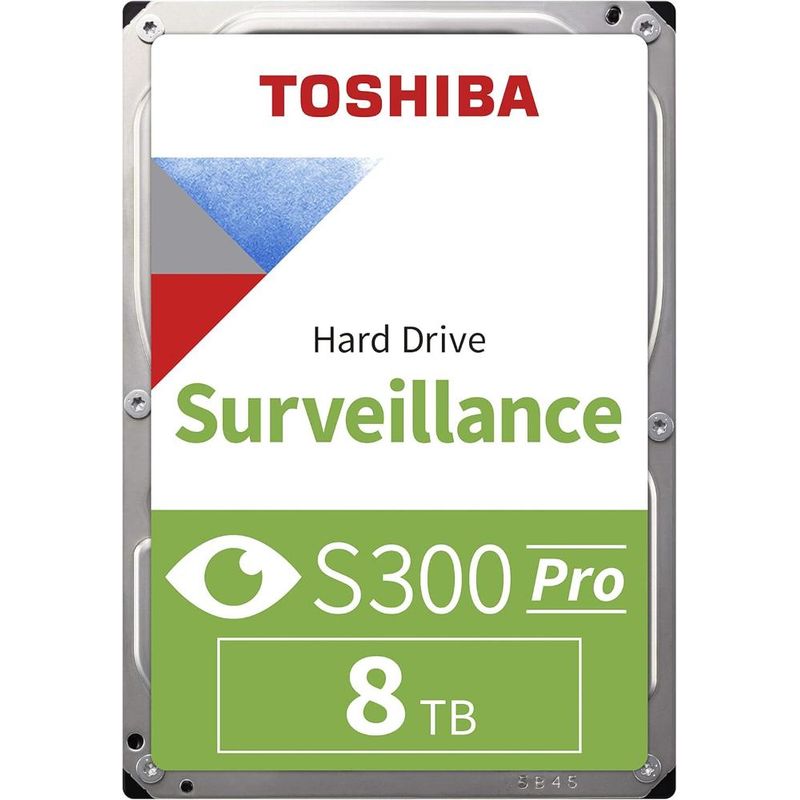 TOSHIBA - TOSHIBA HARD DRIVE S300 8 TB  HDWTA80UZSVAR