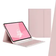 GENERICO - Fundas Con Teclado Para Tablet Samsung S7Fe-S7Plus-S8Plus- Letra Ñ