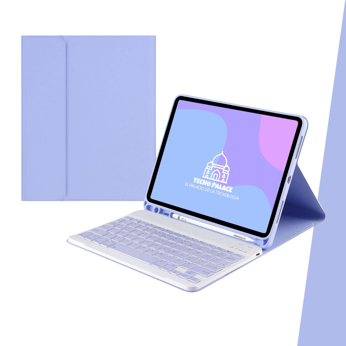 GENERICO - Funda Teclado Para Galaxy Tab S10Ultra-S9Ultra-S8Ultra - Letra Ñ