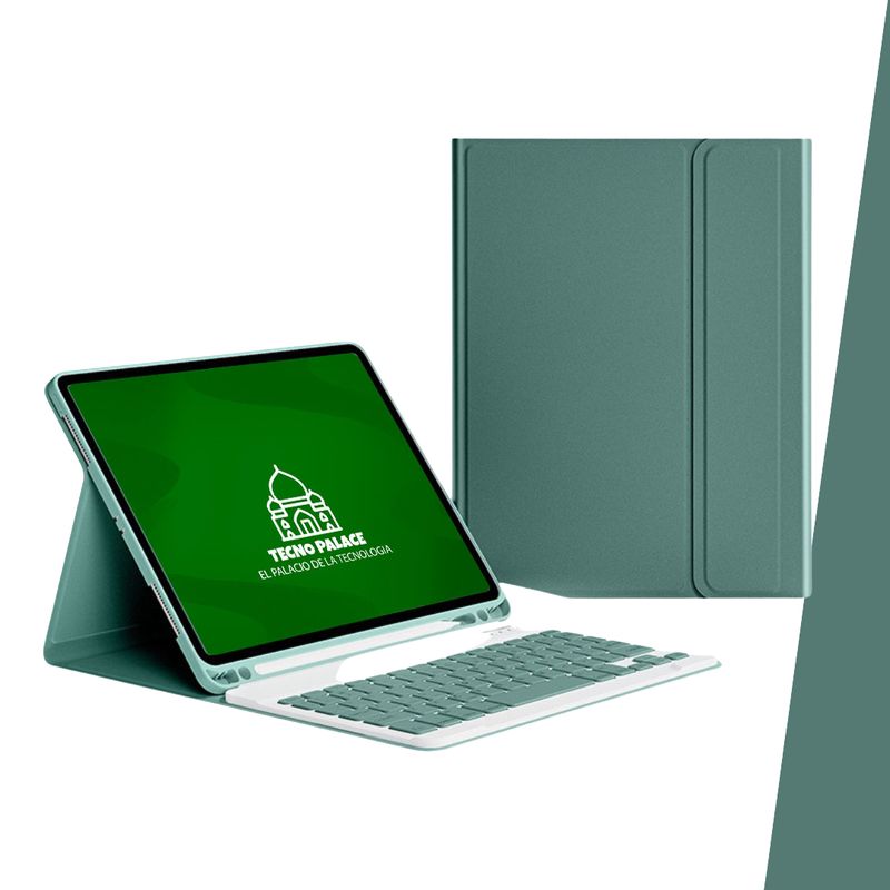 GENERICO - Fundas Con Teclado Premium Para Tablet Samsung S7-S8-S9-S9Fe - letra Ñ