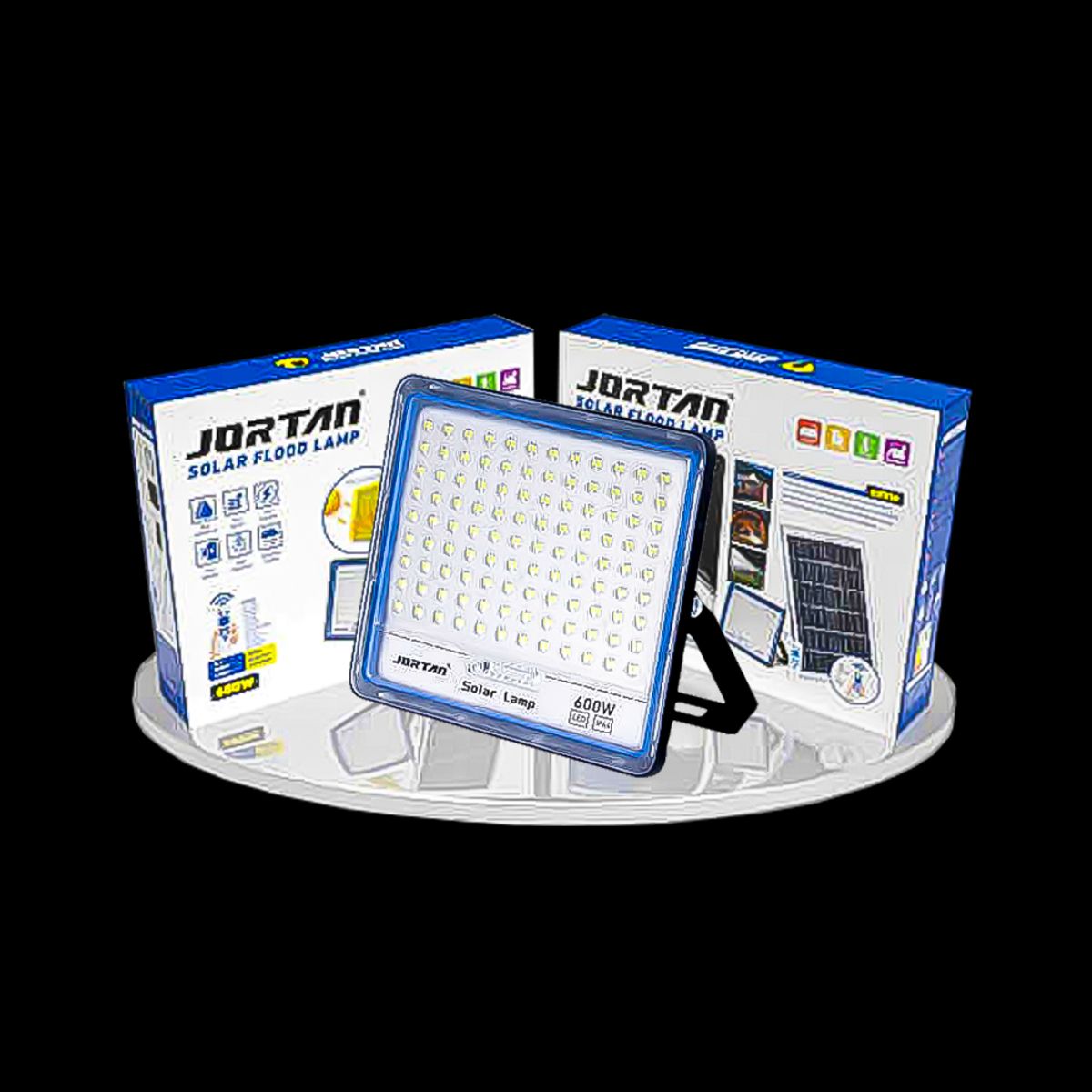 GENERICO - Foco Led con Panel Solar Exterior 600w IP66 Jortan