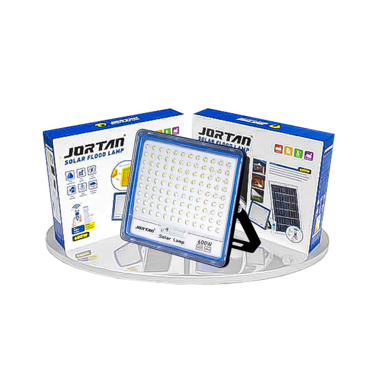 GENERICO - Foco Led con Panel Solar Exterior 600w IP66 Jortan