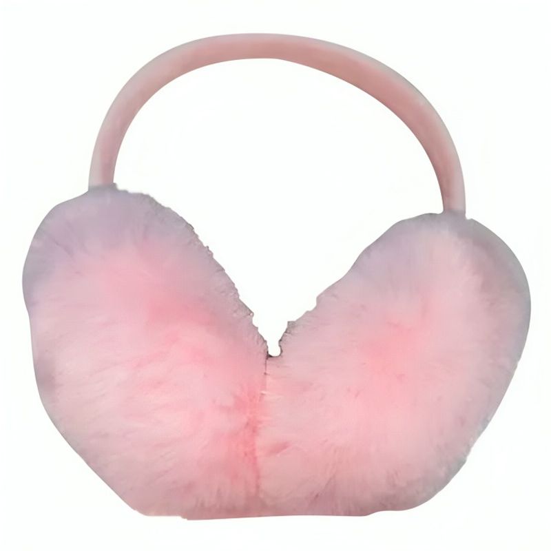 GENERICO - AUDIFONO DIADEMA CON OREJERAS FELPA - ROSA_