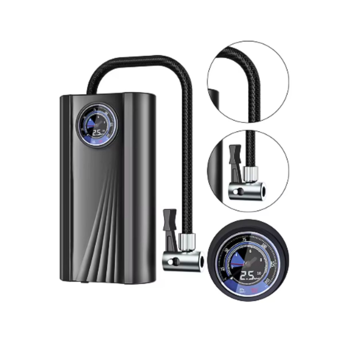 GENERICO - Compresor Bomba De Aire Eléctrico Portátil Multifunción