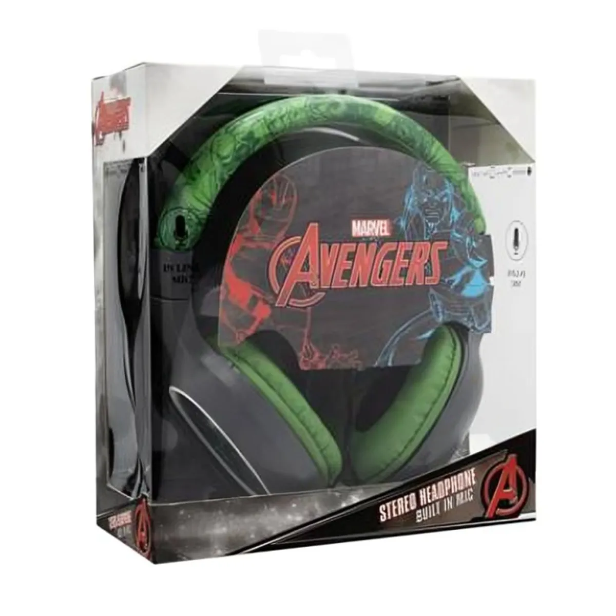 DISNEY - HP503043N-NOC AUDIF TEEN H AVENGERS ALAMBRICO
