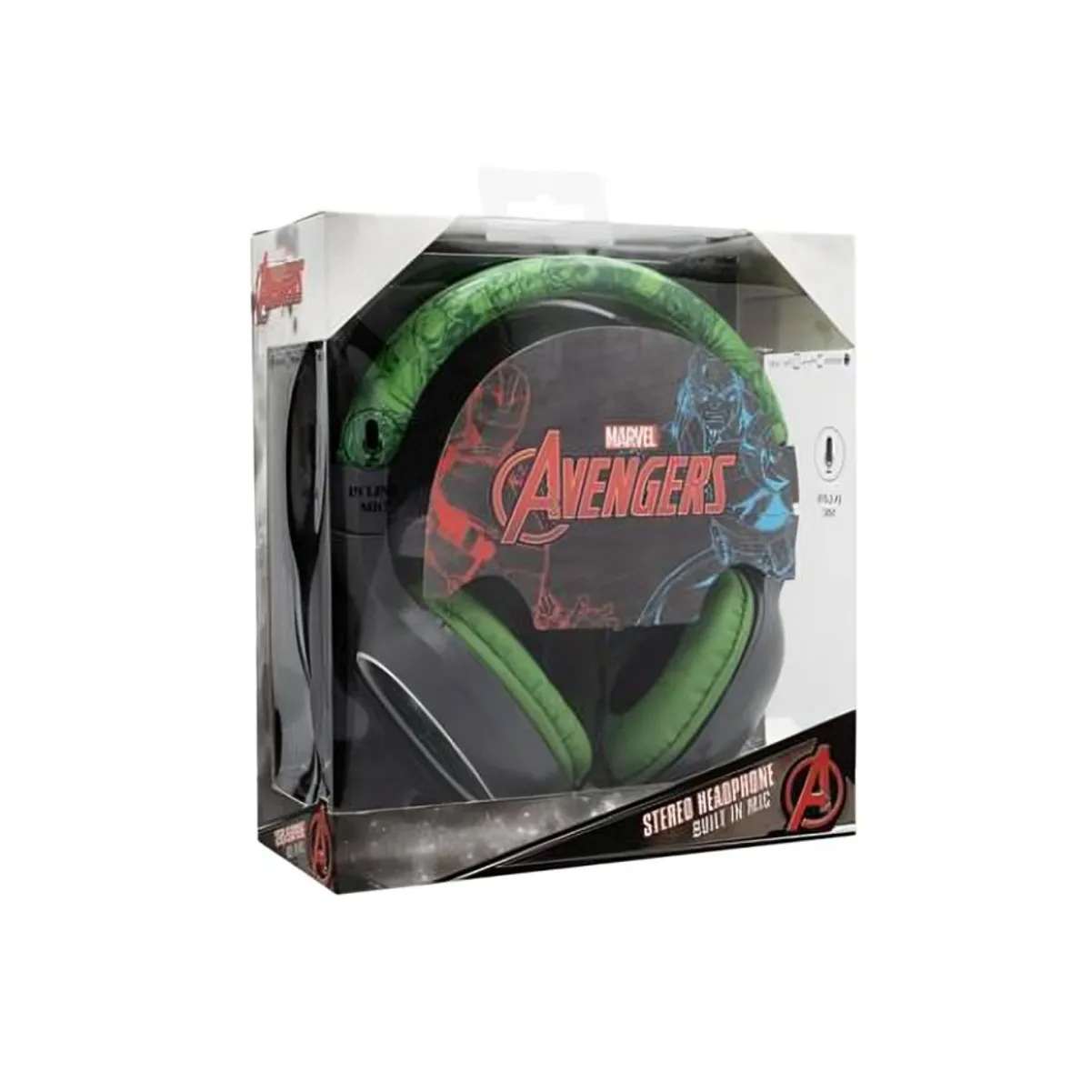 DISNEY - HP503043N-NOC AUDIF TEEN H AVENGERS ALAMBRICO