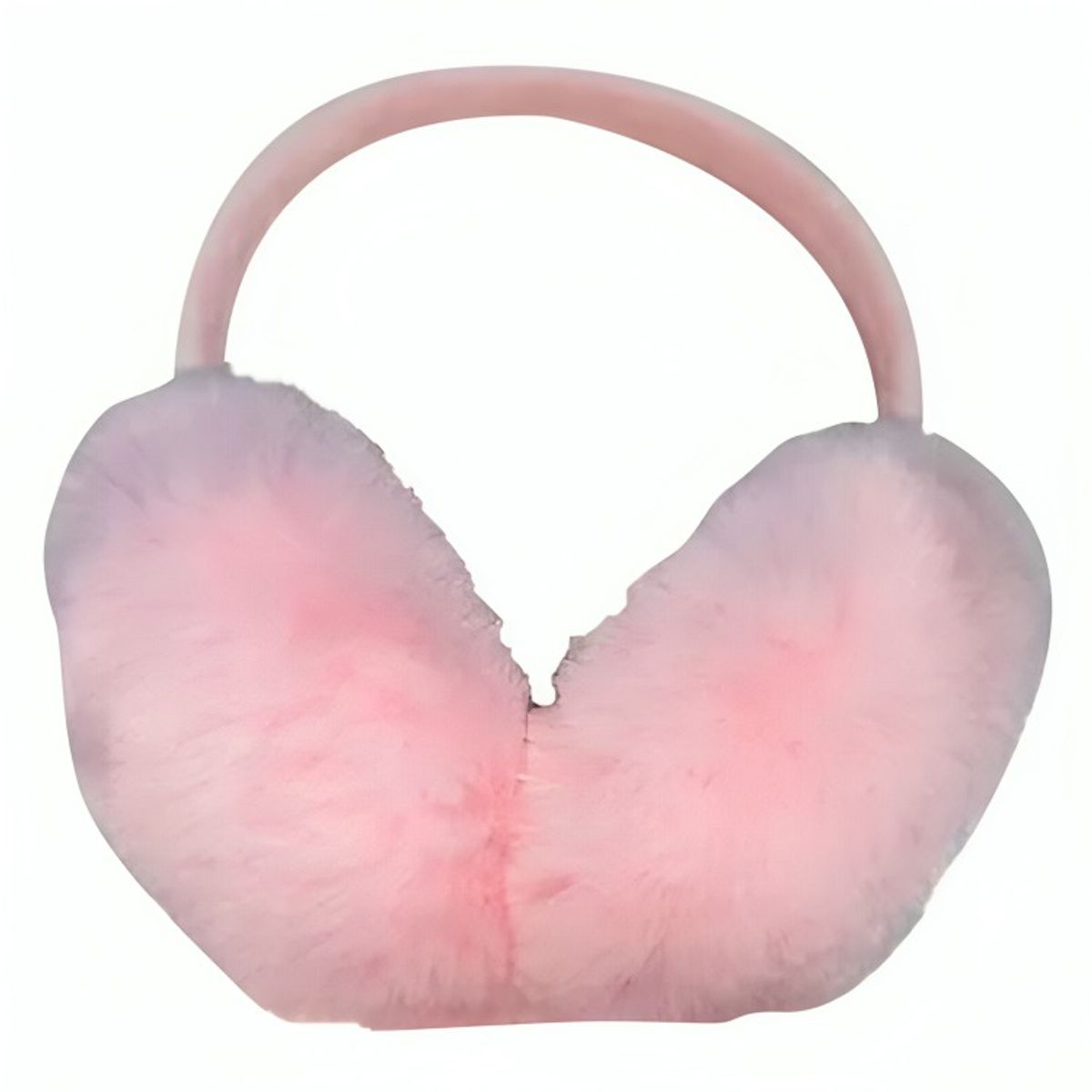 GENERICO - AUDIFONO DIADEMA CON OREJERAS FELPA - ROSA