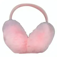 GENERICO - AUDIFONO DIADEMA CON OREJERAS FELPA - ROSA