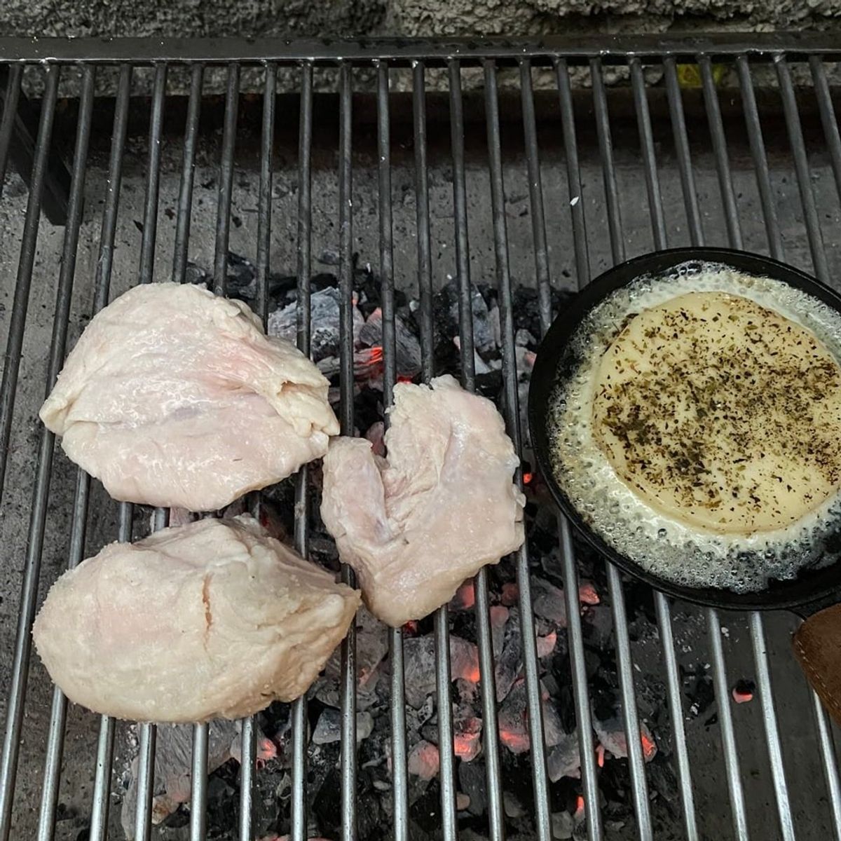 KAS - Parrilla Acero Inoxidable para Quincho 60x40 cm