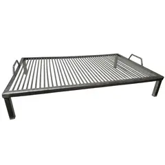 KAS - Parrilla Acero Inoxidable para Quincho 80x50 cm