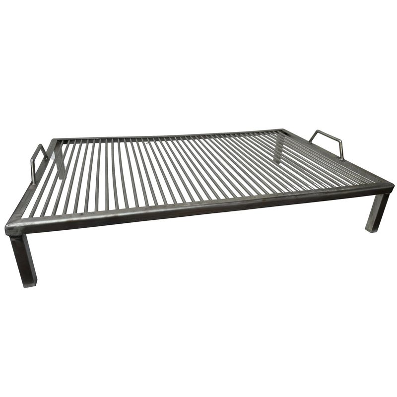 KAS - Parrilla Acero Inoxidable para Quincho 90x50 cm
