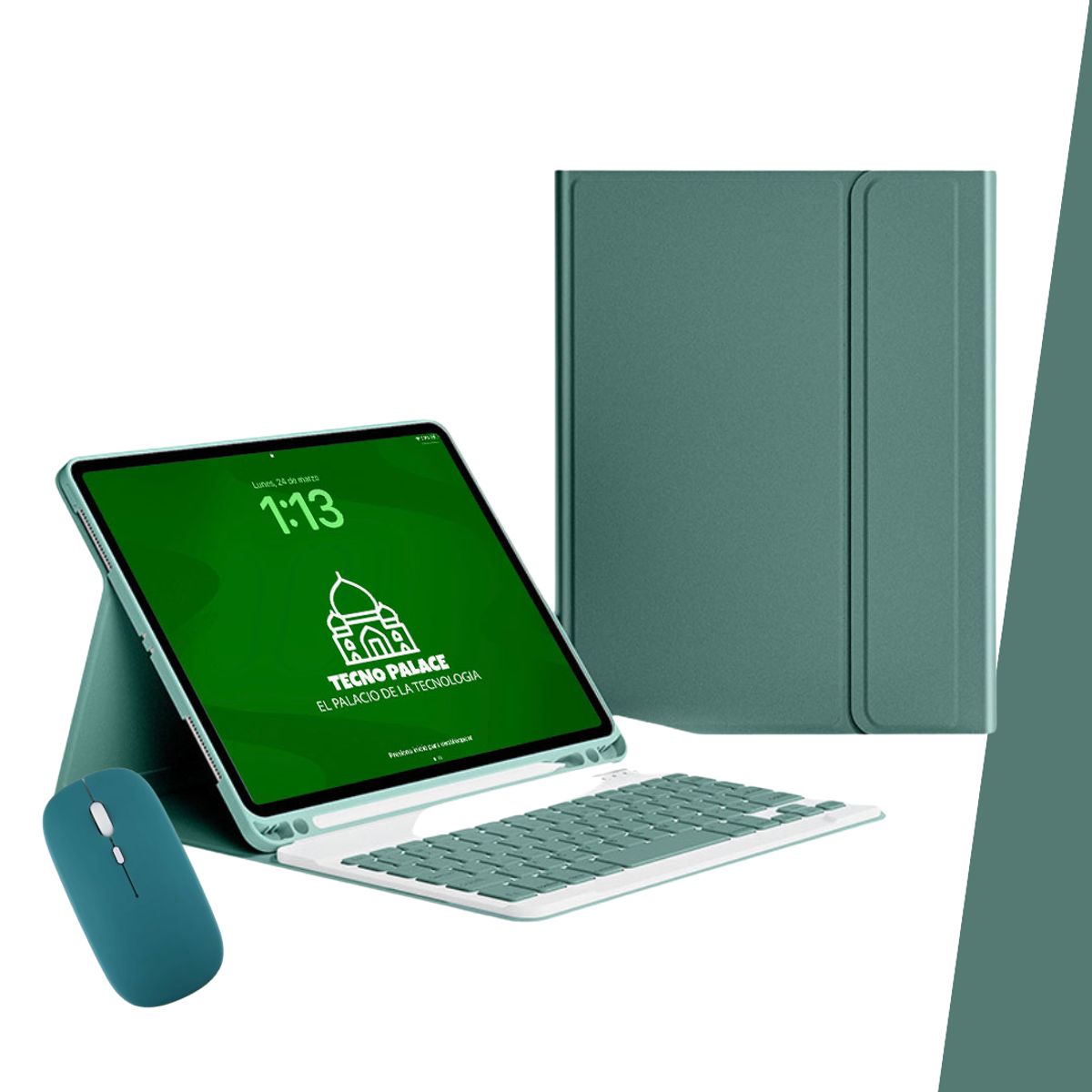 GENERICO - Fundas Con Teclado y Mouse Para iPad Pro 11 M4 / M5 - letra Ñ