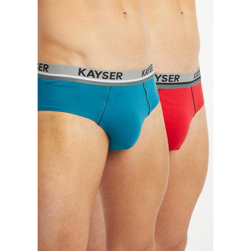 KAYSER - Pack 2 x Slip  Algodón P29111-PET Kayser - Azul