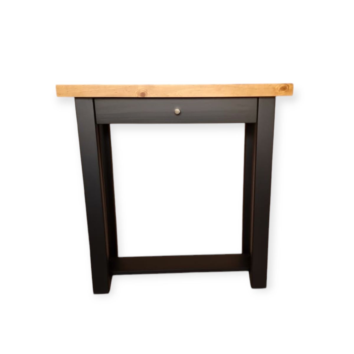 GENERICO - Mesa arrimo 800 modelo Caburgua color Negrocaramela