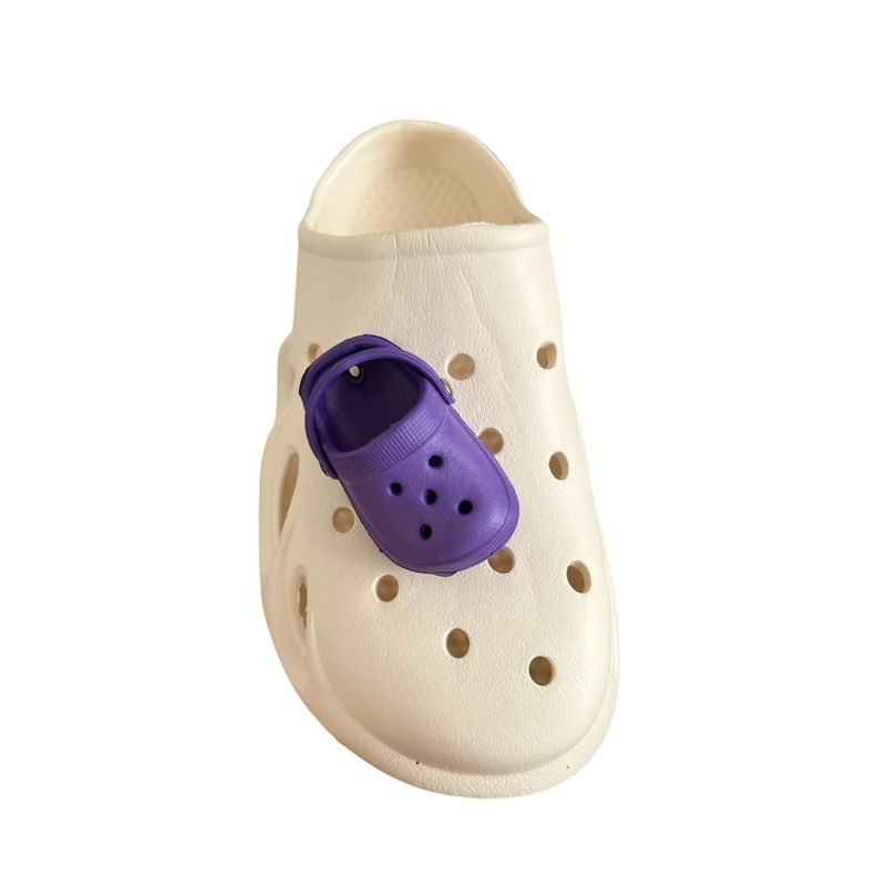GENERICO - Jibbitz Mini Crocs Morado para Crocs