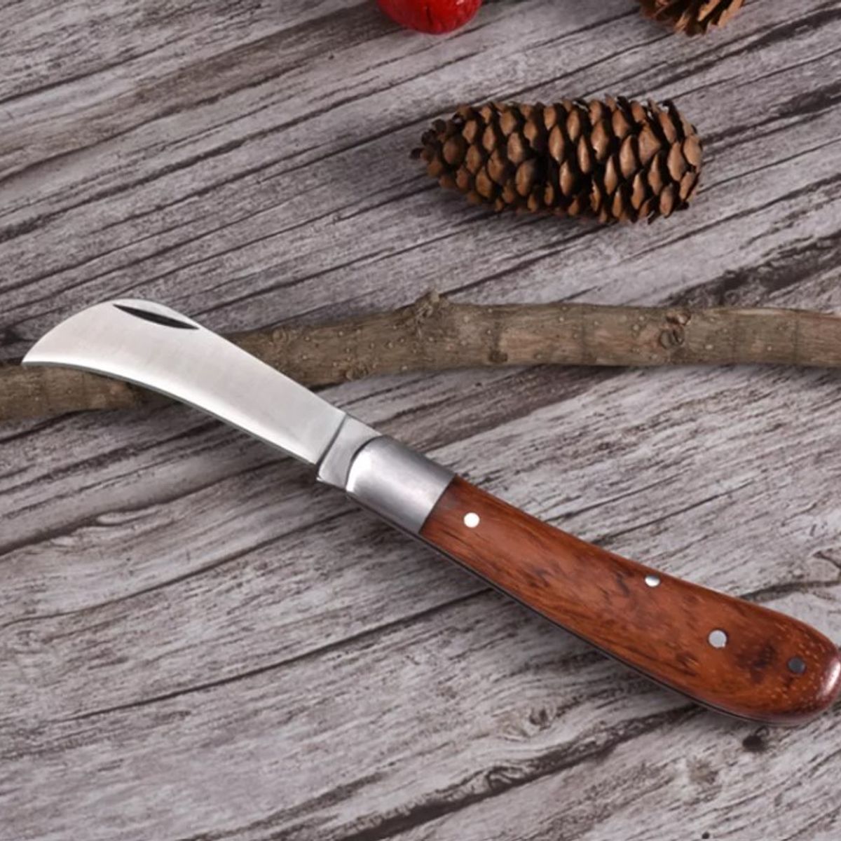 GENERICO - Navaja De 2 Hojas Para Jardin, Huerto, Injertos