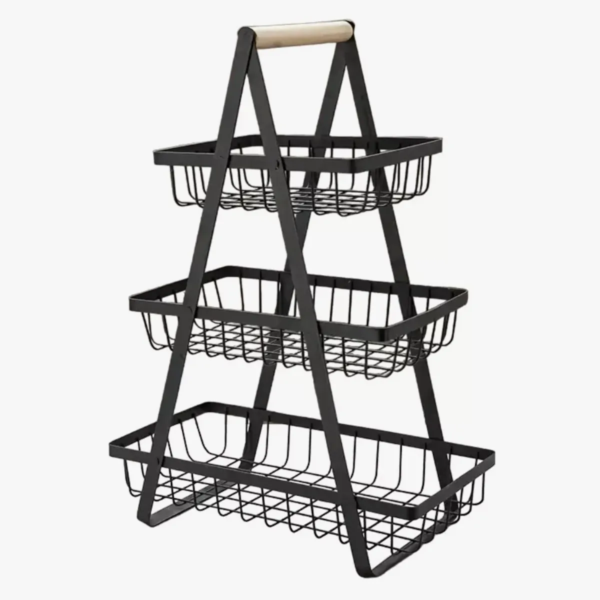 MOMO - Cesta Para Frutas Vegetales Organizador Multiusos 3 Niveles