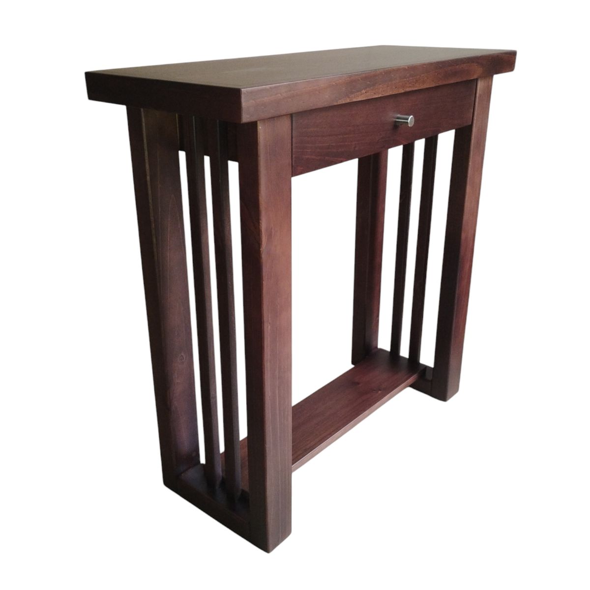 GENERICO - Mesa arrimo 800 modelo Caburgua color Chocolate