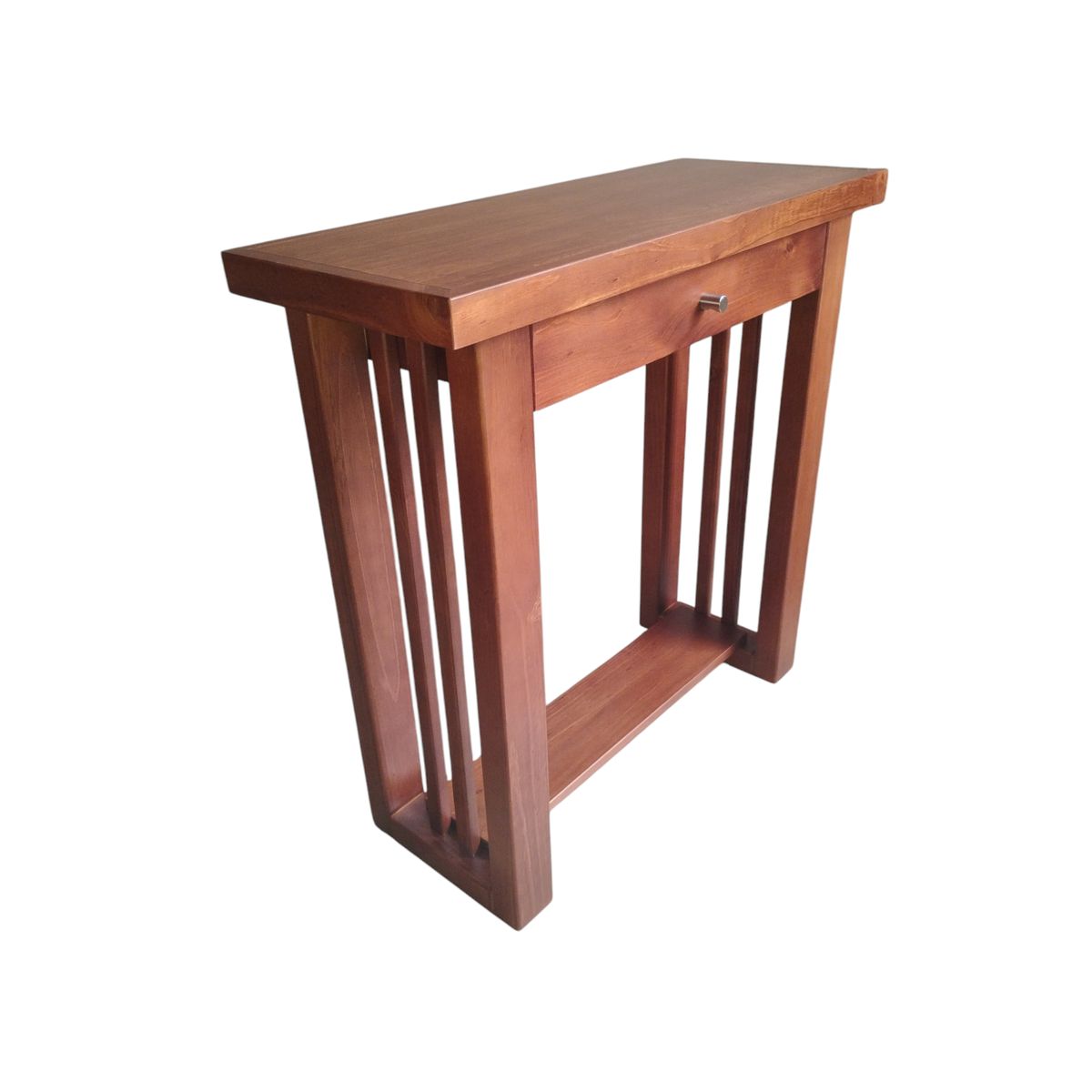 GENERICO - Mesa arrimo 800 modelo Caburgua color Nogal