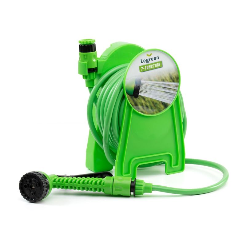 GENERICO - Kit Manguera Para Agua 10 Mts Con Pistola Y Carrete