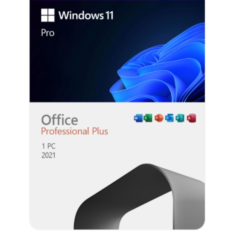 GENERICO - Pack Lic.Win11 pro + Licencia Office 2021 Pro (WINDOWS)