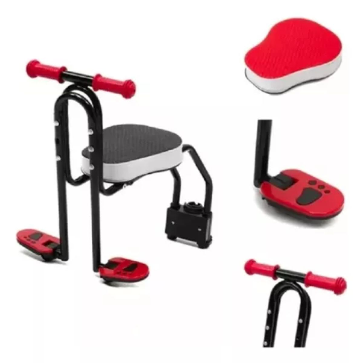 GENERICO - Silla Asiento Frontal Especial Bicicletas Niños Niñas