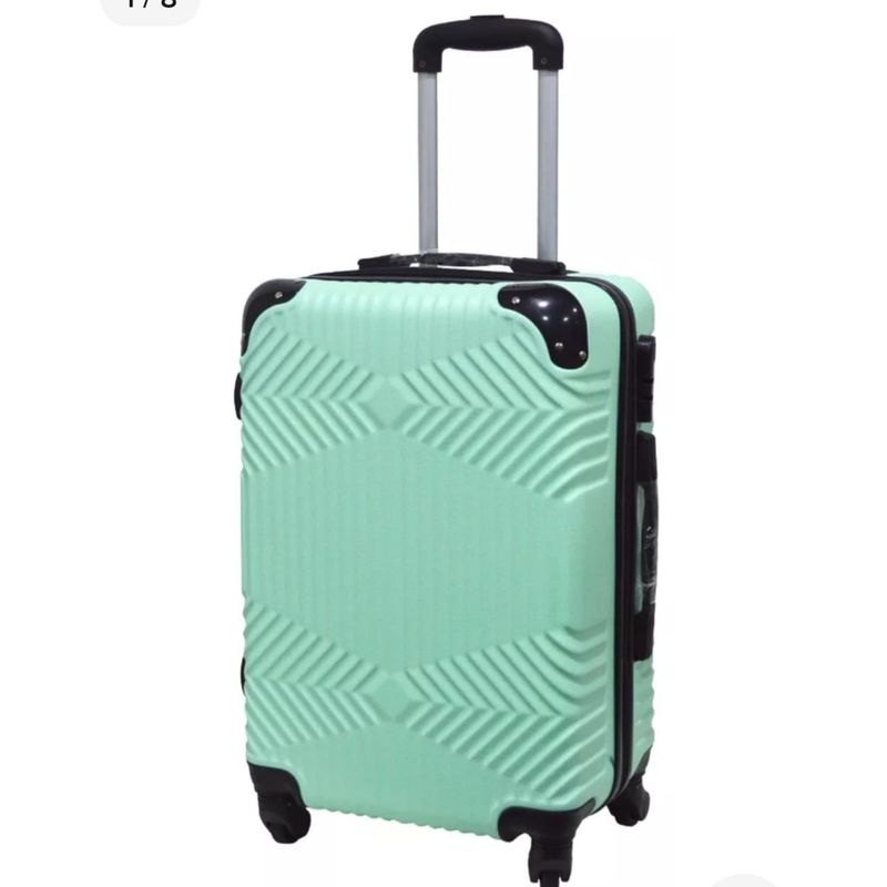 GENERICO - Maleta de viaje 10kg verde agua