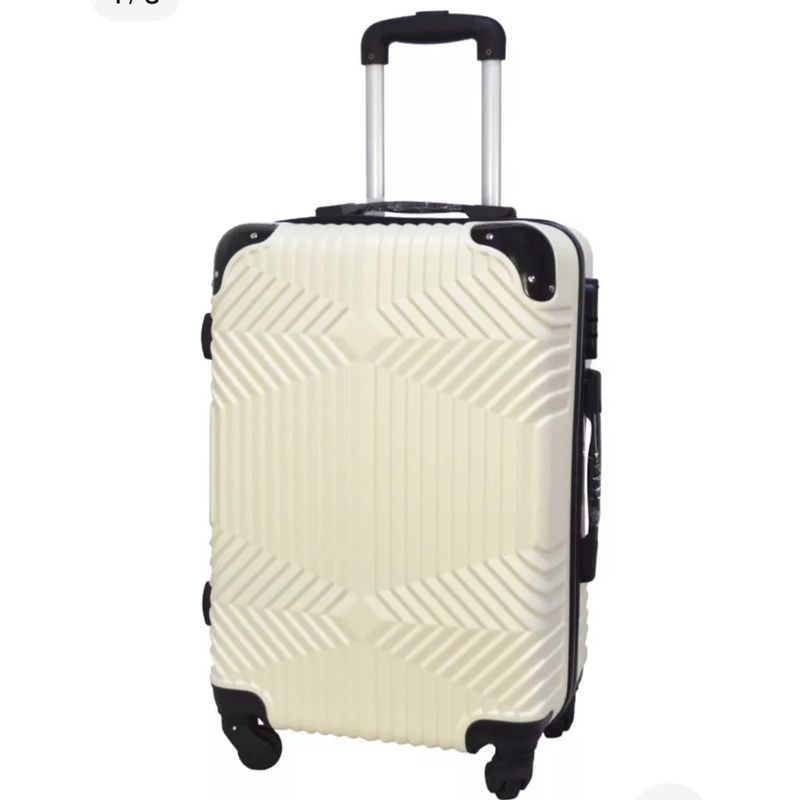 GENERICO - Maleta de viaje 10kg Beige