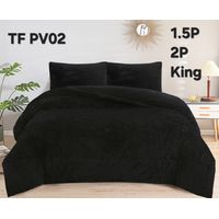 Cobertor invierno peludo con chiporro 2 plazas