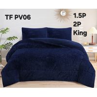 Cobertor invierno peludo con chiporro 2 plazas