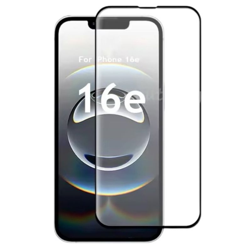 GENERICO - Lámina De Vidrio Completa Para Pantalla iPhone 16E