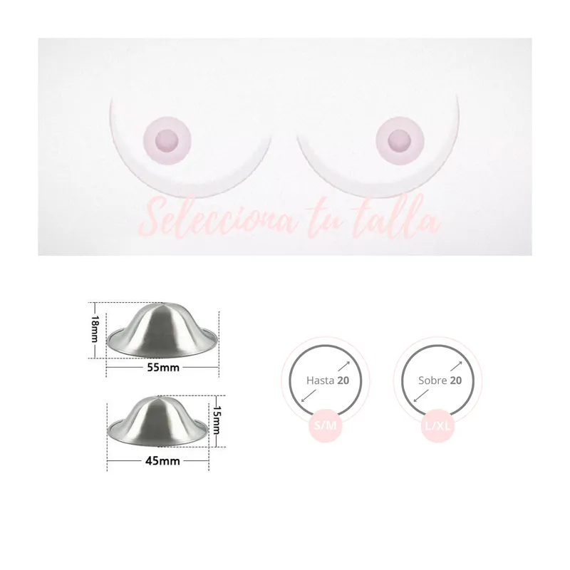 MEDELA - Copa de Lactancia Plata 999 Guven L/XL