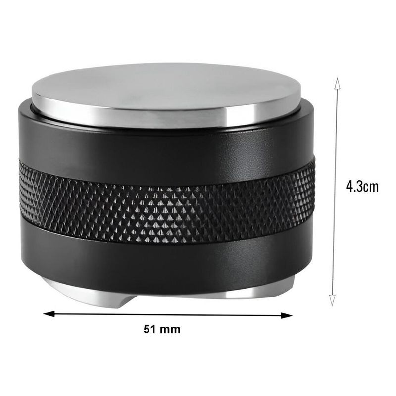 GENERICO - Tamper y Distribuidor Doble Ajustable para Espresso Perfecto