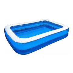 GENERICO - Piscina Inflable Familiar 200x120 cm para Jardín Verano
