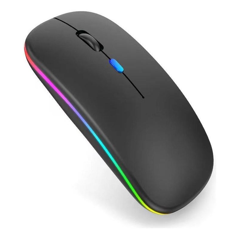 GENERICO - Ratón Inalámbrico Recargable Mini Ergonómico para Gaming