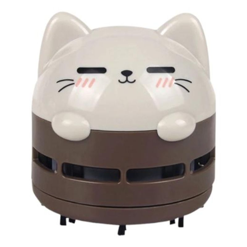 GENERICO - Aspiradora Inalámbrica USB Compacta para Escritorio Gatito