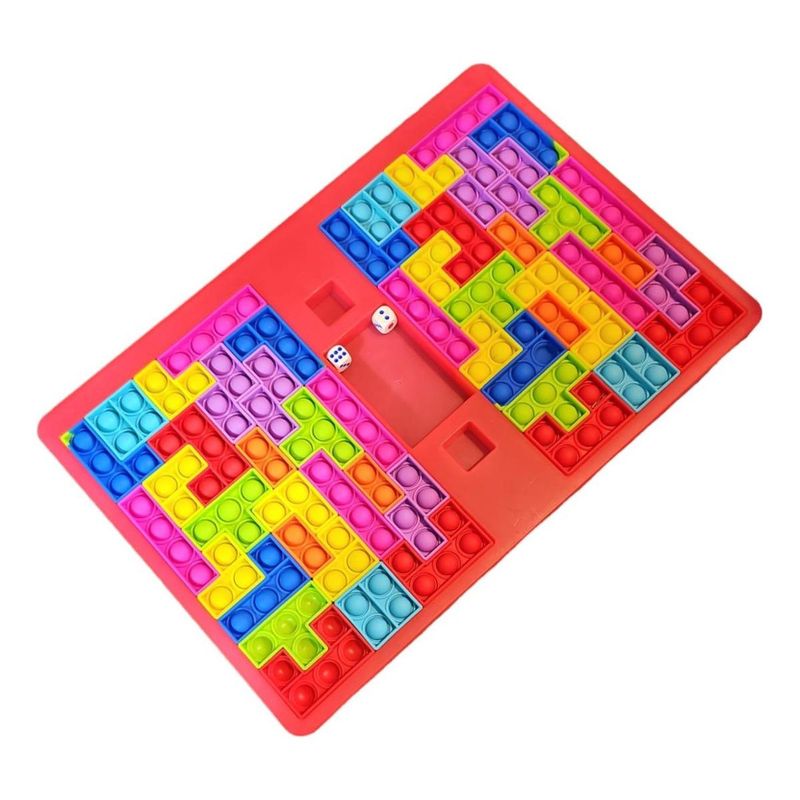 GENERICO - Puzzle Popit Gigante Multicolor para Relajar y Jugar
