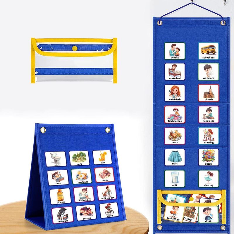 GENERICO - Panel Visual de Rutinas Diarias para Autismo con Pictogramas