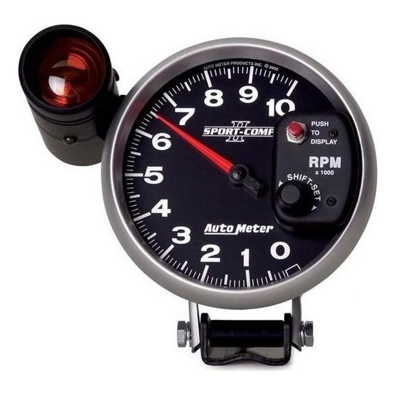 GENERICO - Tacómetro Analógico con Luz y Medidor de RPM 10000 RPM