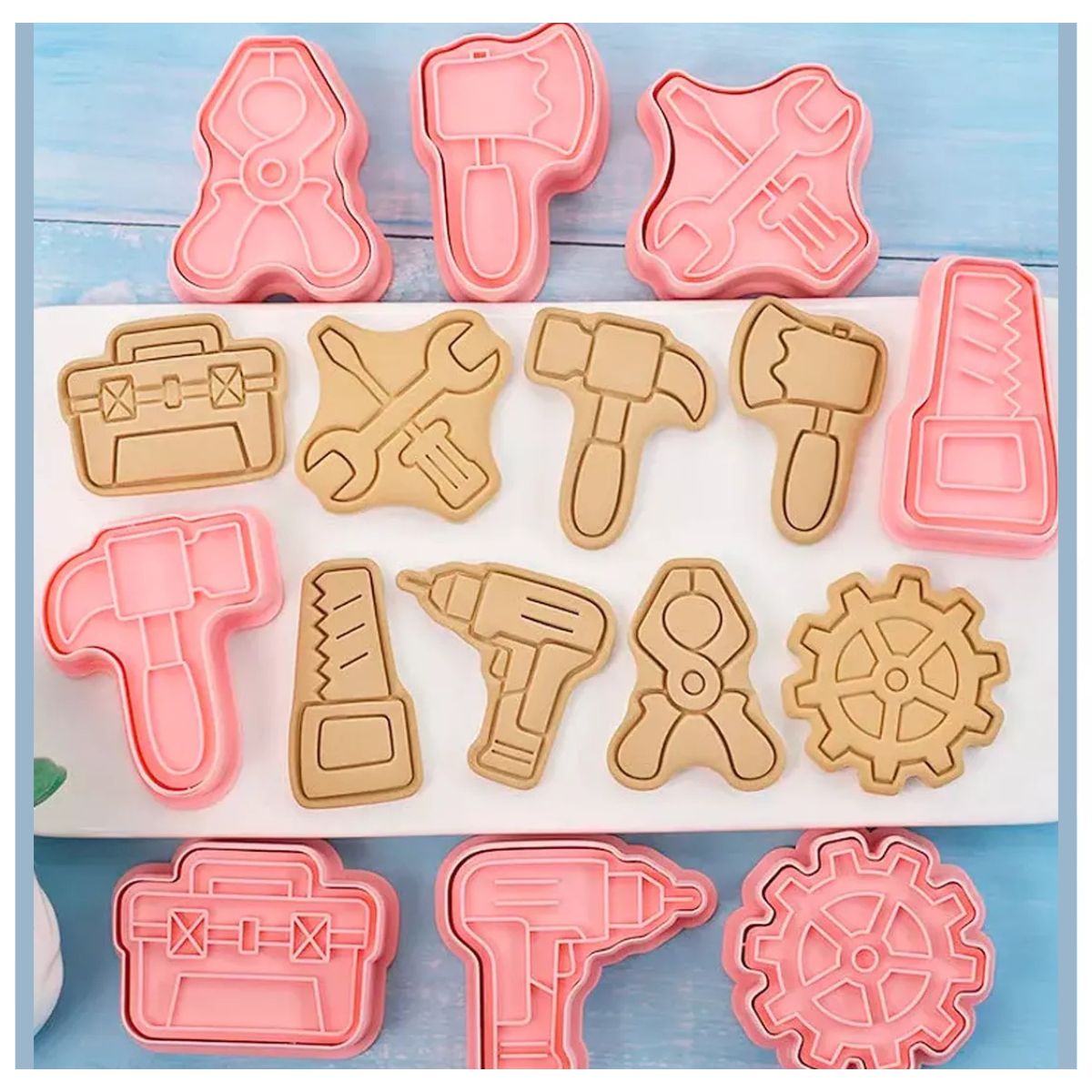 GENERICO - 8 Cortadores Herramientas Para Galletas