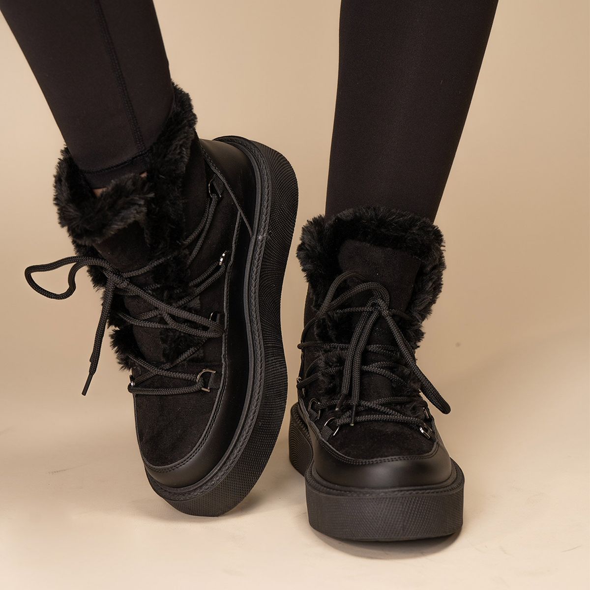 CHINITOWN - Botín Mujer Negro Lirael Chinitown