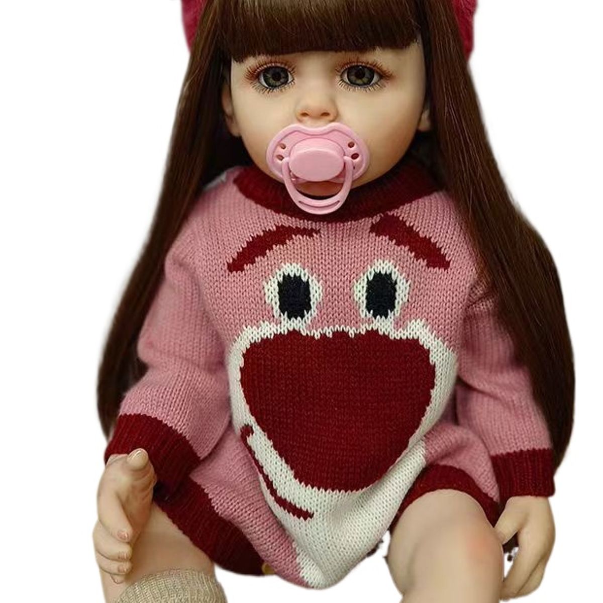 LSABEL RENACI - Muñeca Bebé Renacida Niña Realista Silicona 55cm