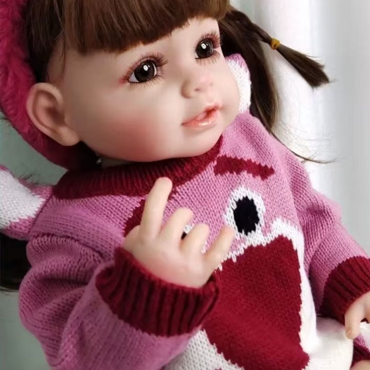 LSABEL RENACI - Muñeca Bebé Renacida Niña Realista Silicona 55cm