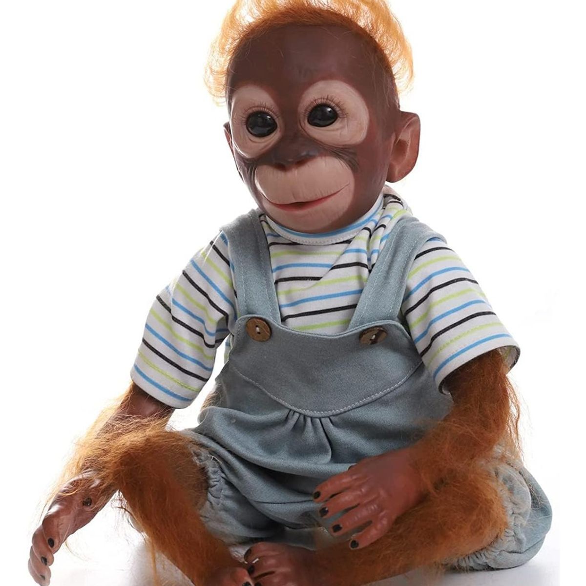 LSABEL RENACI - Mono Bebé Recién Nacido Silicona Realista 21 Pulgadas 51 Cm